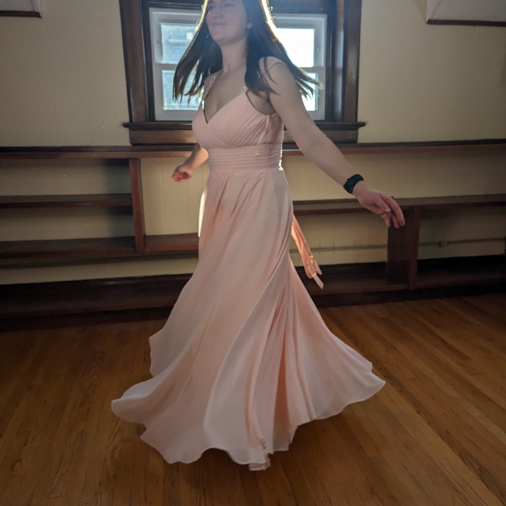 Pink fornal dress